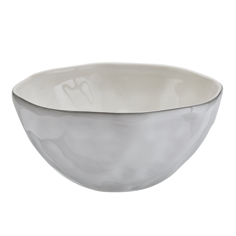 SKYROS AZORES GREIGE SHIMMER CEREAL BOWL