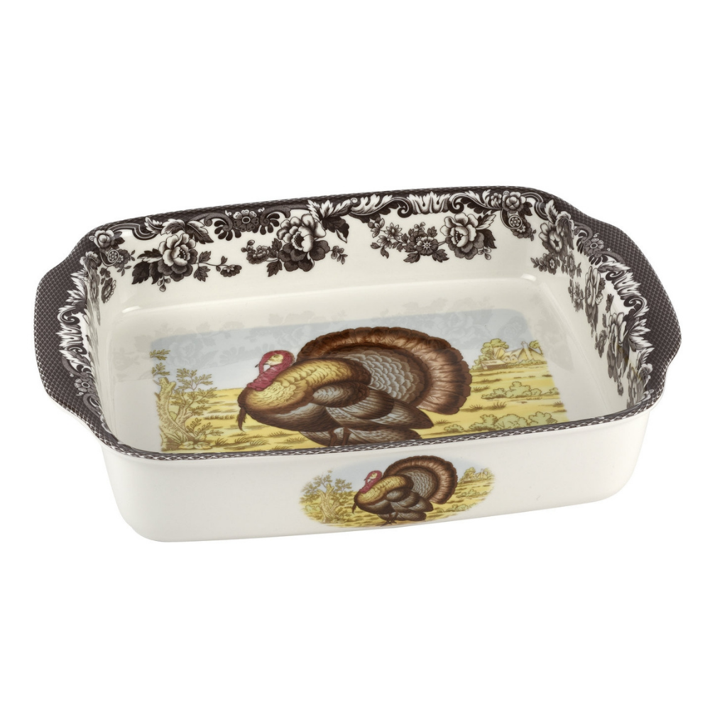 SPODE WOODLAND TURKEY BAKING DISH