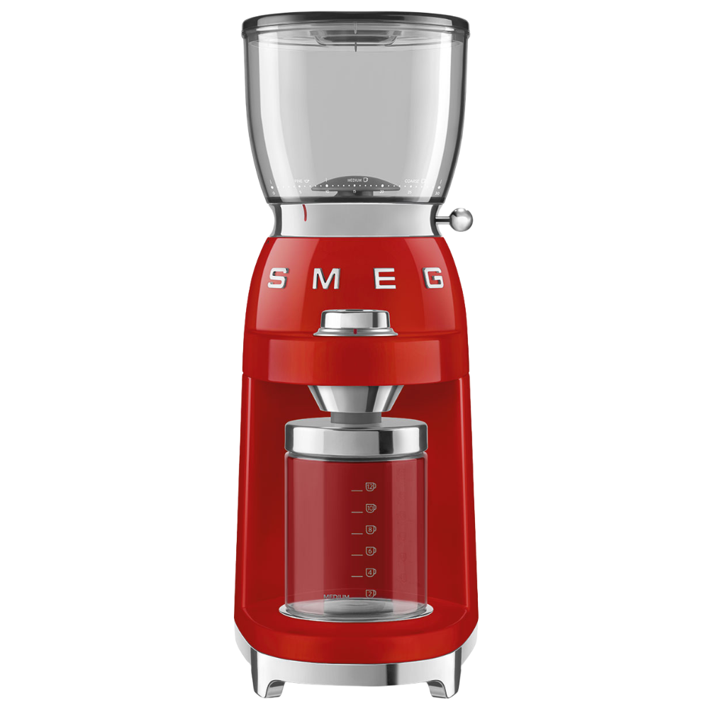 SMEG RED RETRO STYLE COFFEE GRINDER