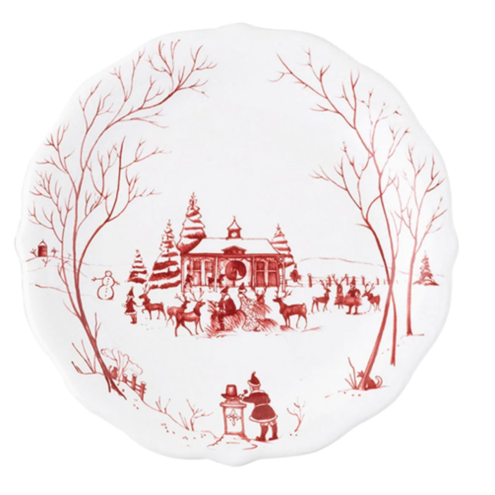 JULISKA Individually Sold Country Estate Winter Frolic Appetizer Plate