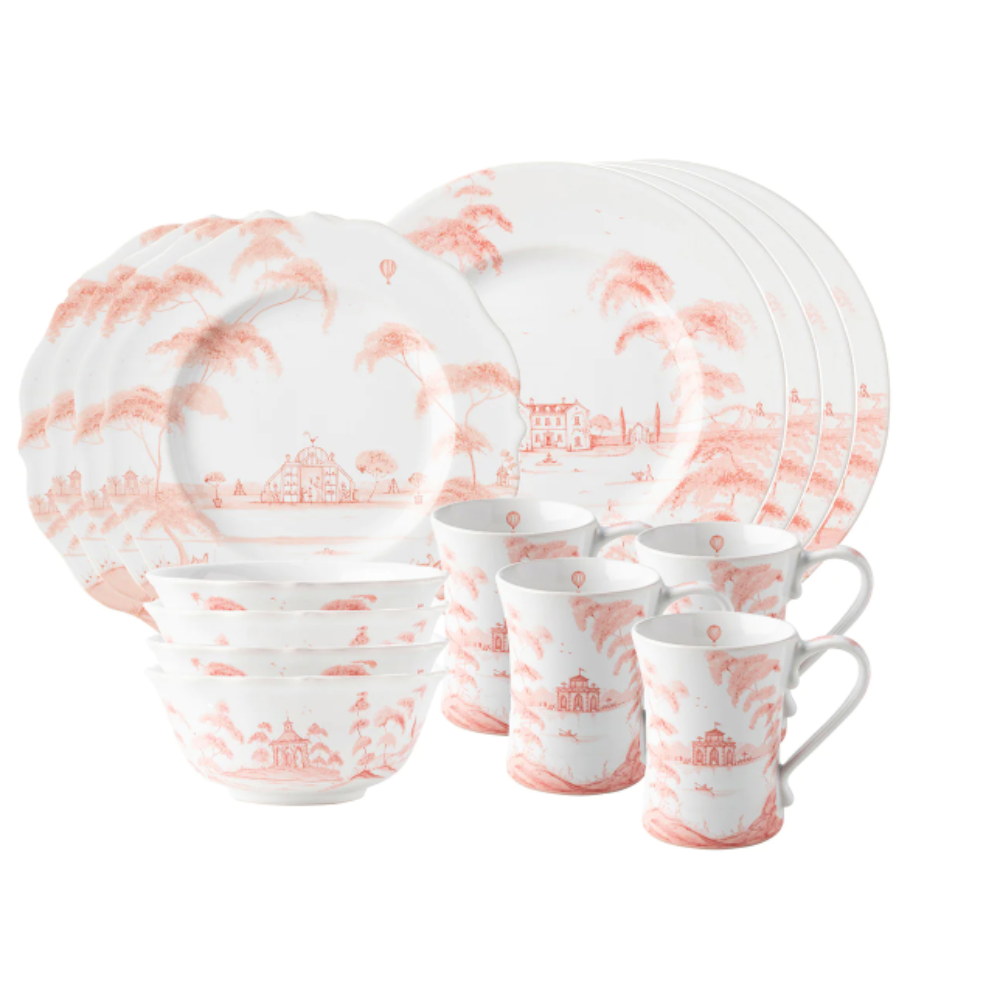 JULISKA COUNTRY ESTATE 16PC SETTING - PETAL PINK (ONLINE ONLY)