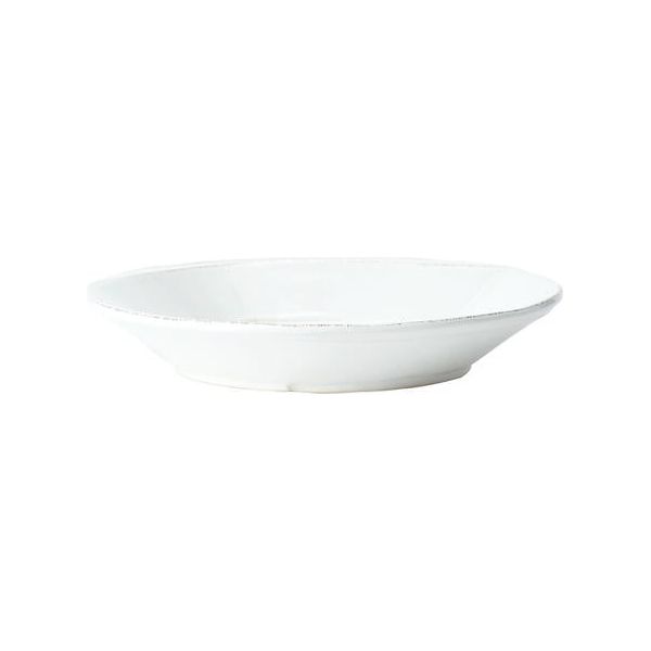 VIETRI LASTRA WHITE PASTA BOWL