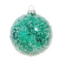 RAZ IMPORTS ICED BALL ORNAMENT