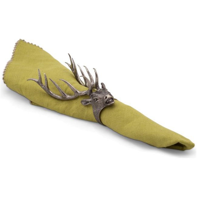 VAGABOND HOUSE ELK HEAD NAPKIN RING