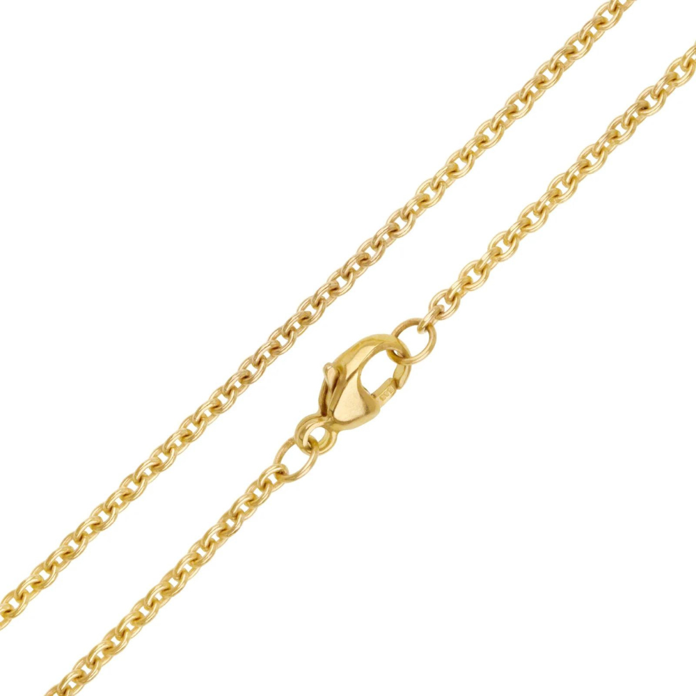 2MM SOLID 14 GOLD CABLE CHAIN