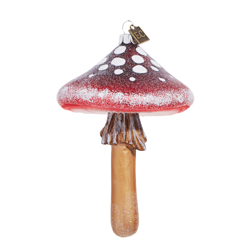 RAZ IMPORTS RED MUSHROOM ORNAMENT