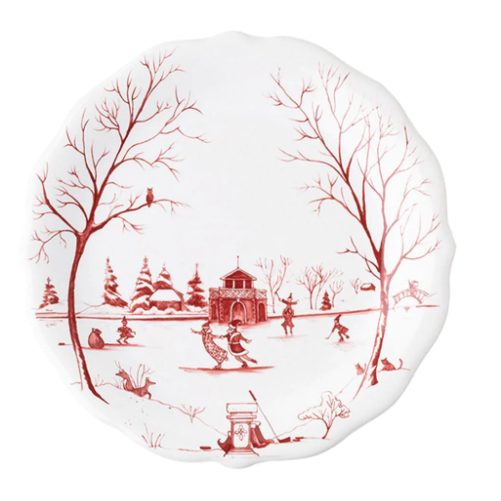 JULISKA Individually Sold Country Estate Winter Frolic Appetizer Plate