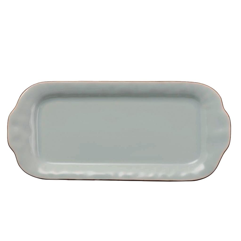 SKYROS SHEER BLUE LARGE RECTANGULAR TRAY