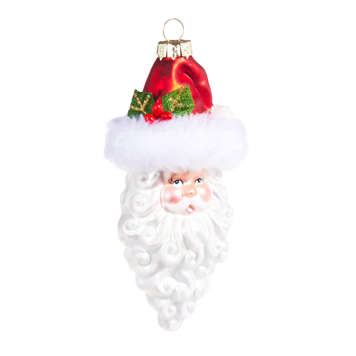 RAZ IMPORTS SANTA HEAD ORNAMENT