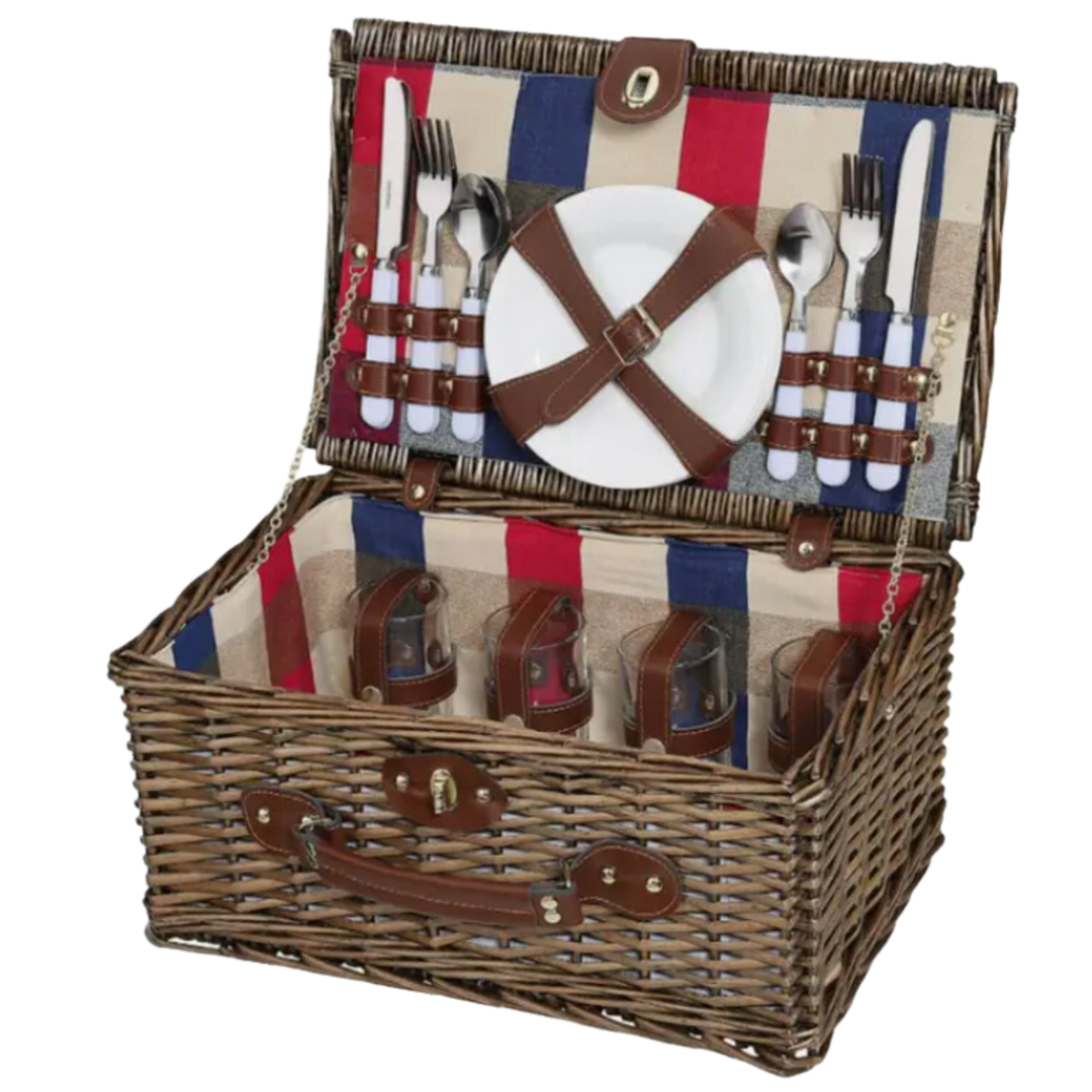 FRIELING USA LENNO PICNIC BASKET FOR 4