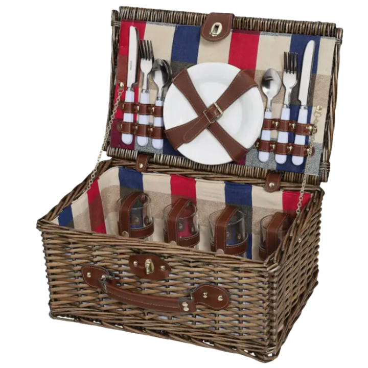 FRIELING USA LENNO PICNIC BASKET FOR 4