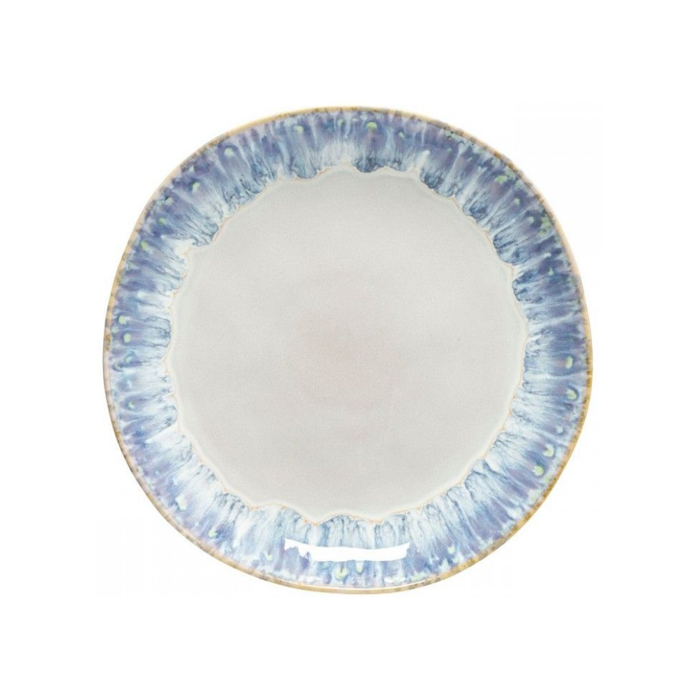 CASAFINA BRISA RIA BLUE LARGE OVAL PLATTER DINNER PLATE