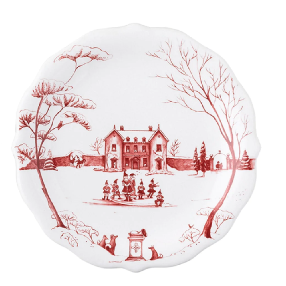 JULISKA Individually Sold Country Estate Winter Frolic Appetizer Plate