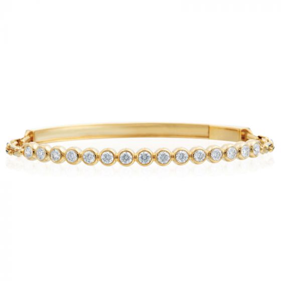 GUMUCHIAN 18K YELLOW GOLD DIAMOND MOONLIGHT BRACELET