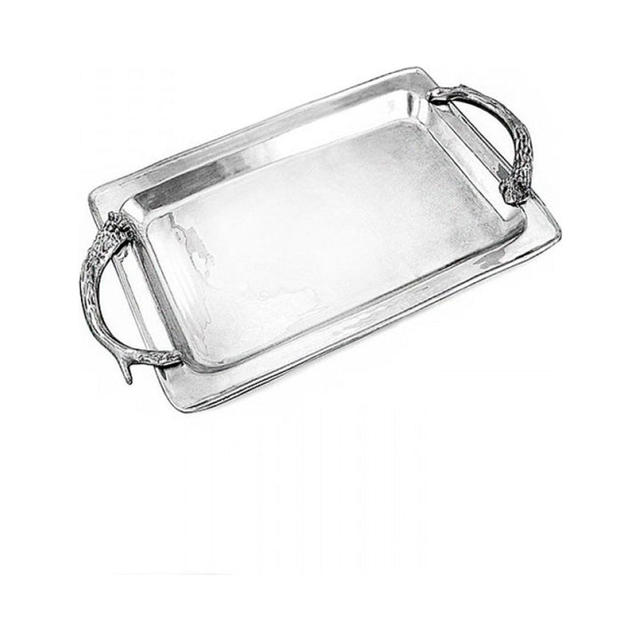 BEATRIZ BALL WESTERN ANTLERS RECTANGULAR TRAY LARGE