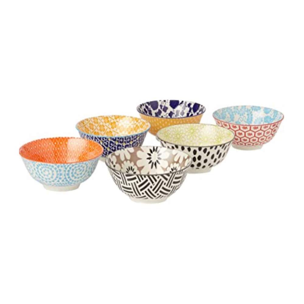 KOOK CEREAL BOWL MULTI COLORED ASTD 18OZ