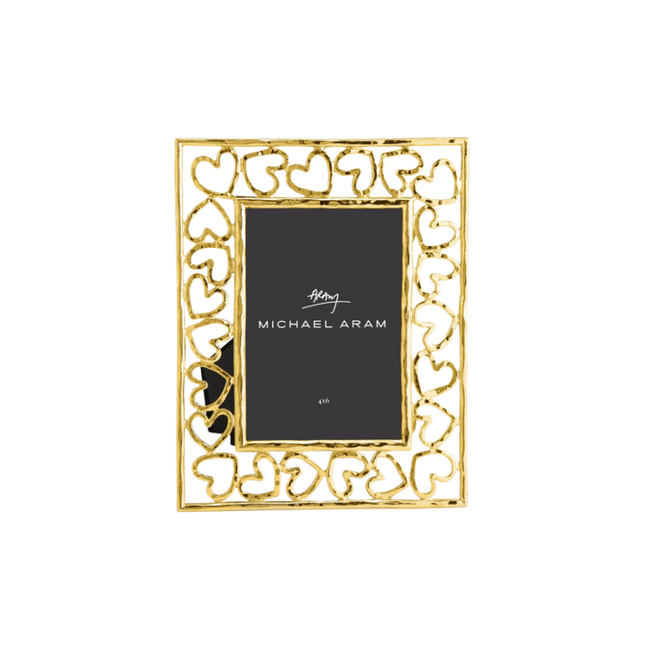 MICHAEL ARAM Gold Heart Photo Frame