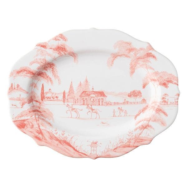 JULISKA COUNTRY ESTATE PINK PETAL PLATTER