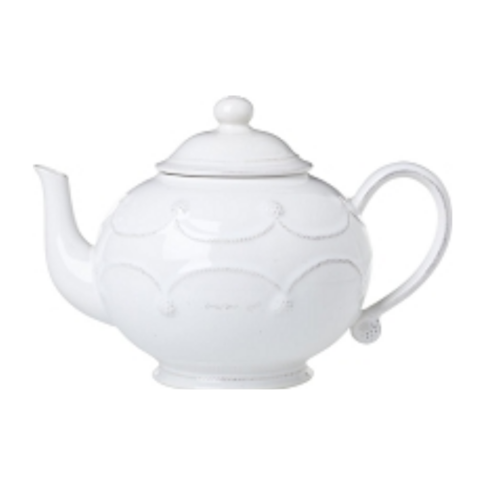 JULISKA BERRY AND THREAD WHITEWASH TEAPOT