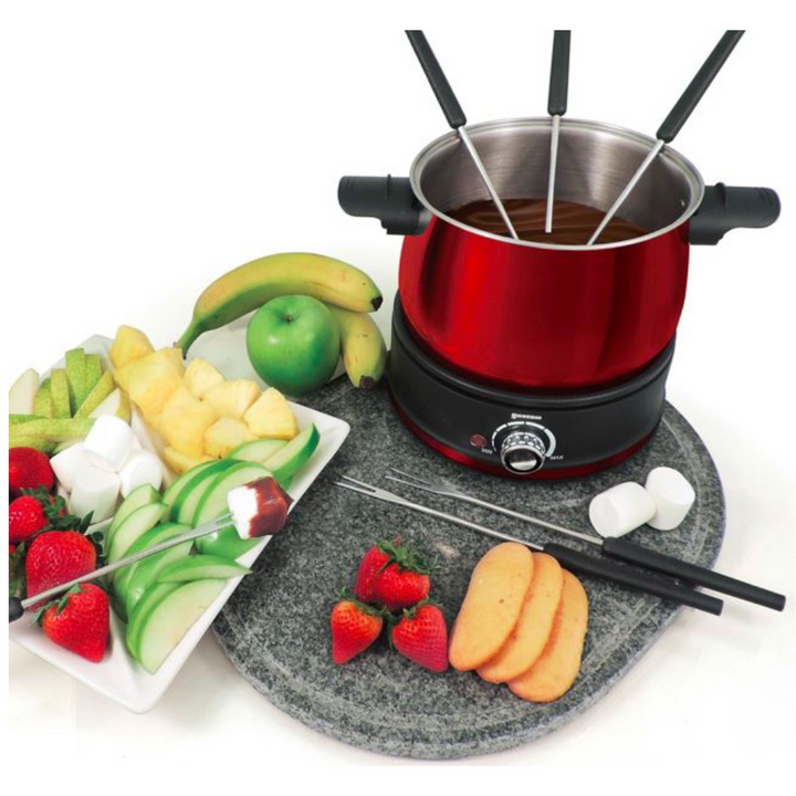 SWISSMAR RED AROLLA ELECTRIC FONDUE