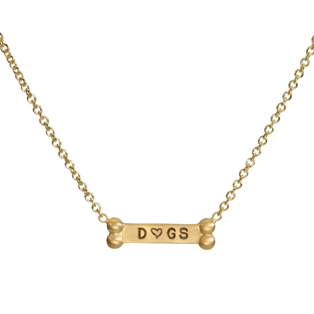 HEATHER B. MOORE GOLD DOG BONE ACCENT CHAIN