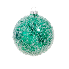 RAZ IMPORTS ICED BALL ORNAMENT