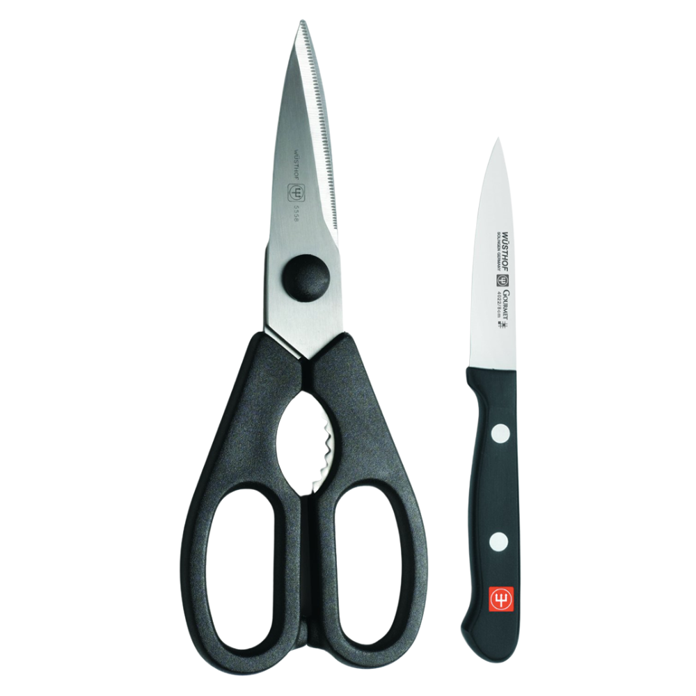 WUSTHOF GOURMET PARING KNIFE AND SHEARS SET/2