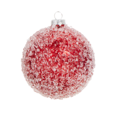 RAZ IMPORTS ICED BALL ORNAMENT