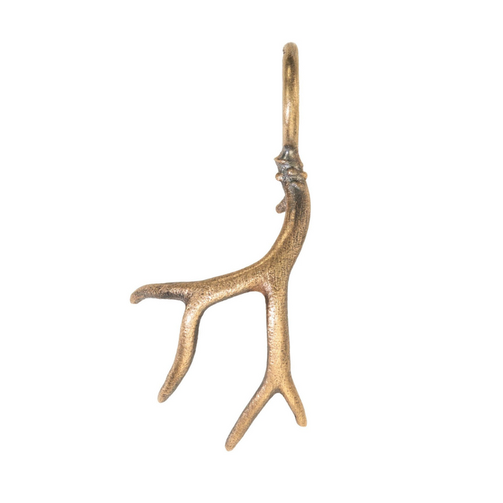 HEATHER B. MOORE 14K YELLOW GOLD PATINA ANTLER