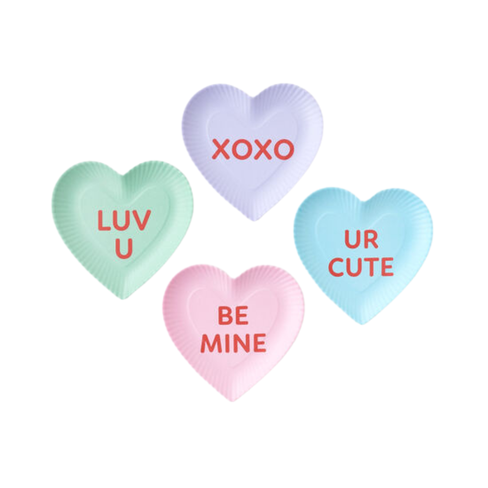 180 DEGREES Individually Sold Melamine Conversation Hearts