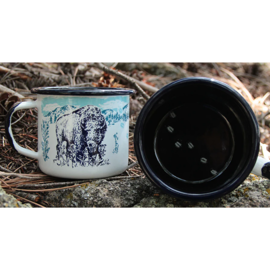 ALPINECHO BISON ENAMEL MUG