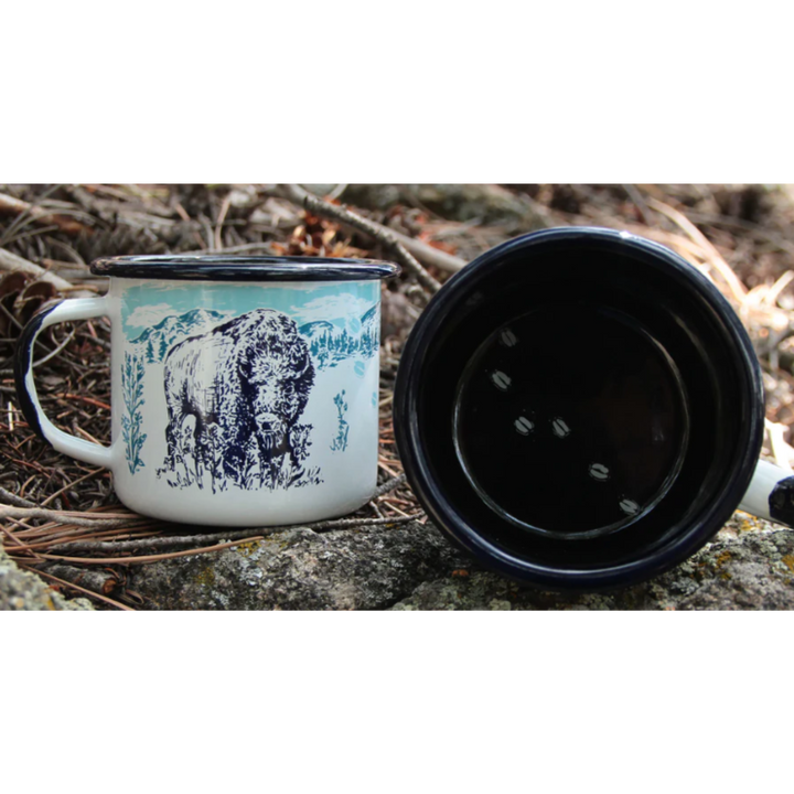 ALPINECHO BISON ENAMEL MUG