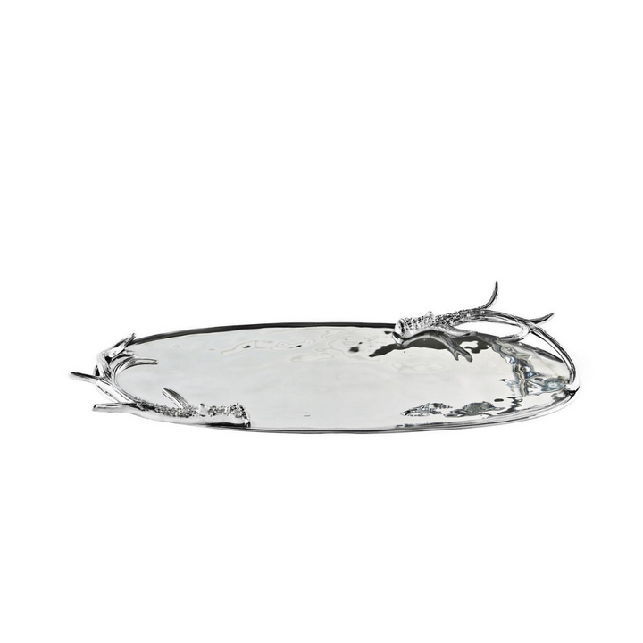 BEATRIZ BALL WESTERN ANTLER OVAL TRAY X-LARGE