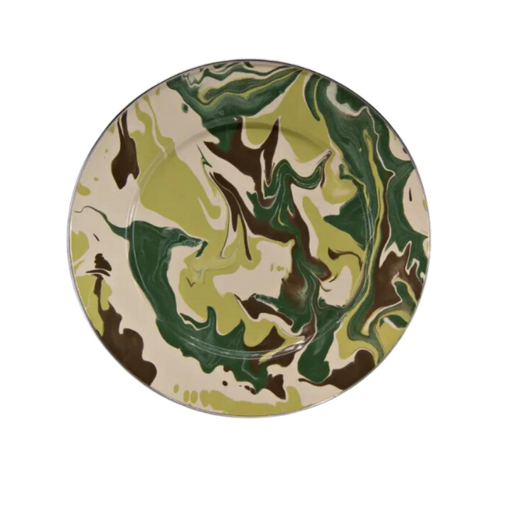 GOLDEN RABBIT Camouflage Dinner Plate