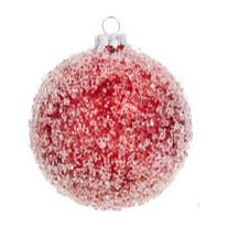 RAZ IMPORTS ICED BALL ORNAMENT