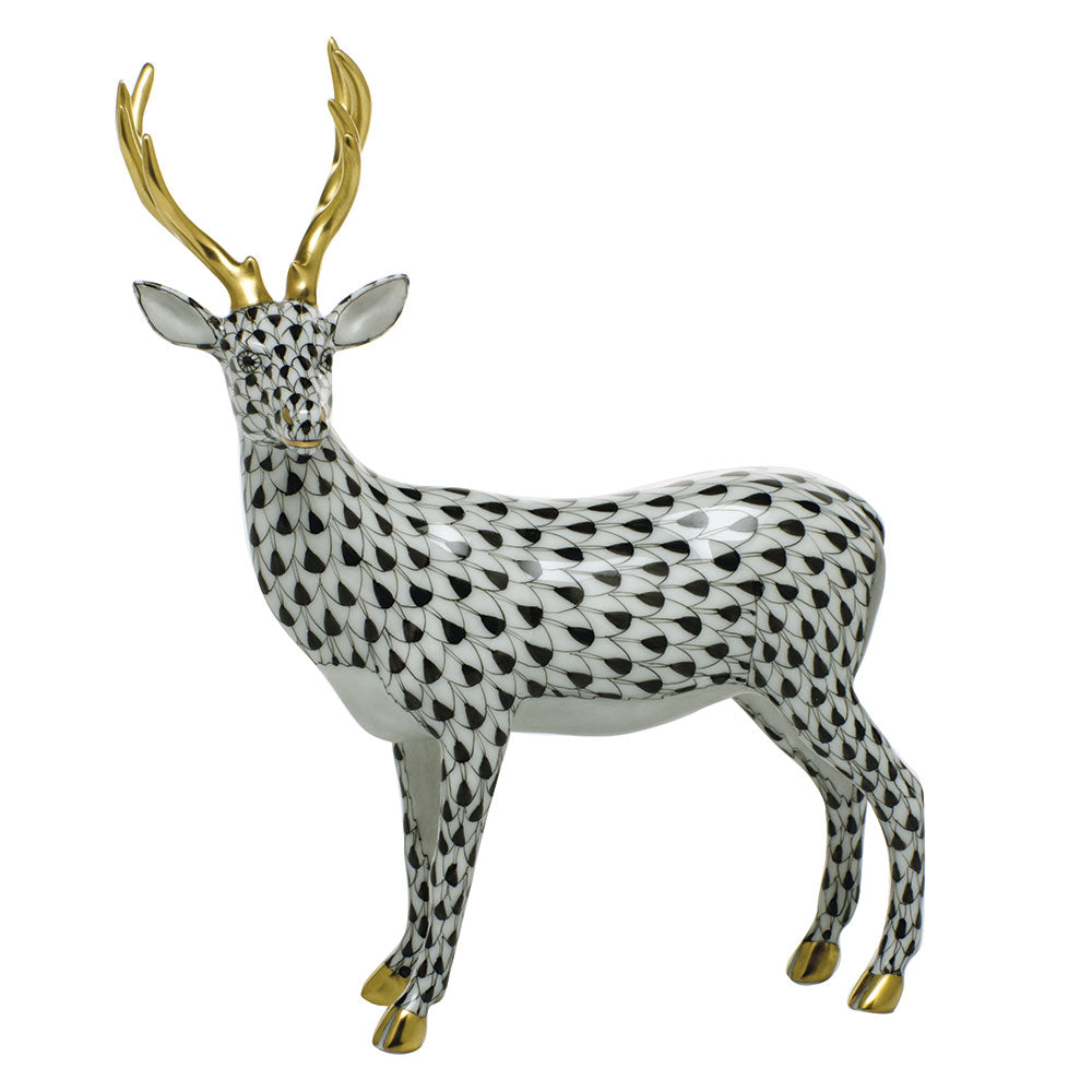 HEREND HEREND DEER BLACK