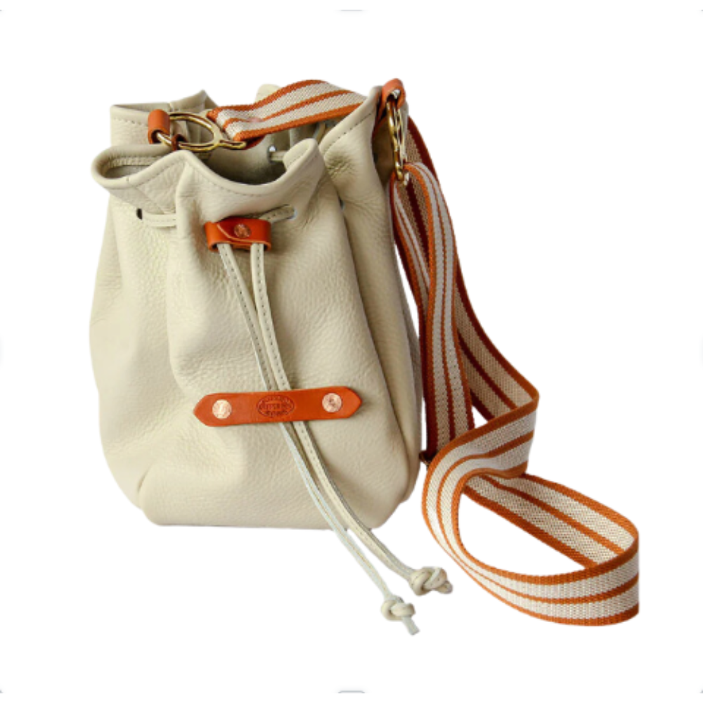 COPPERDOT LEATHER GOODS COPPERDOT BUCKET BAG CREAM