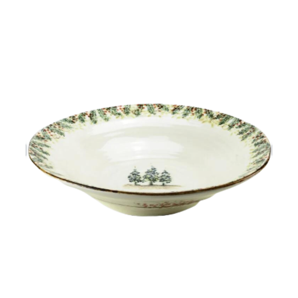 ARTE ITALICA NATALE ROUND SERVING BOWL