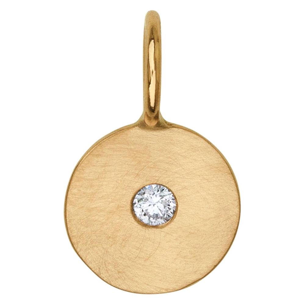 HEATHER B. MOORE DIAMOND ROUND CHARM