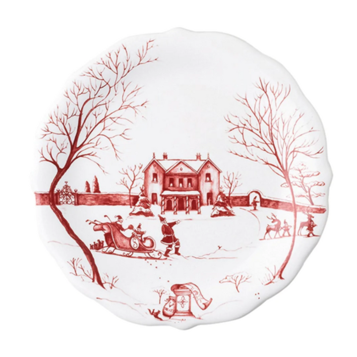 JULISKA Individually Sold Country Estate Winter Frolic Appetizer Plate