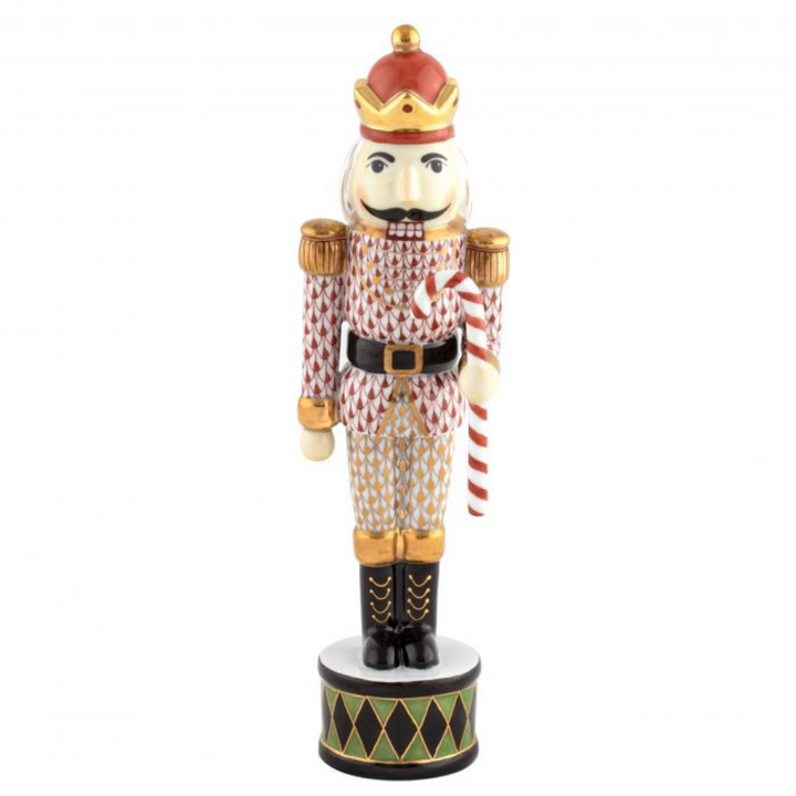 HEREND Nutcracker Multi Color With Candy Cane