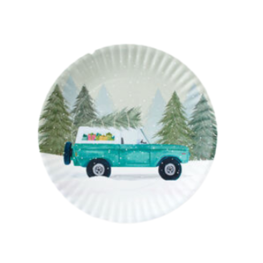 180 DEGREES INDIVIDUALLY SOLD VINTAGE CHRISTMAS VEHICLE PLATTER