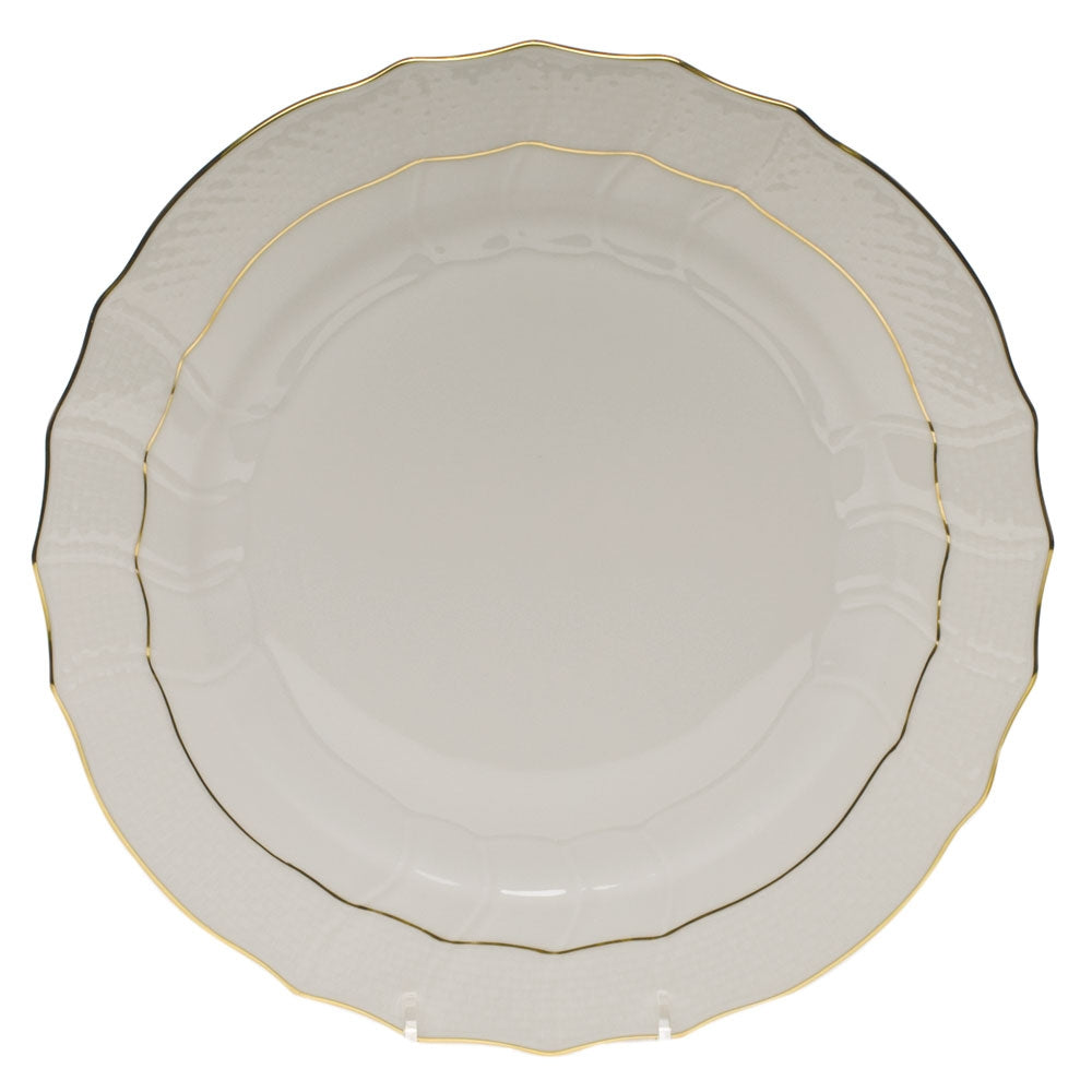 HEREND Golden Edge Dinner Plate