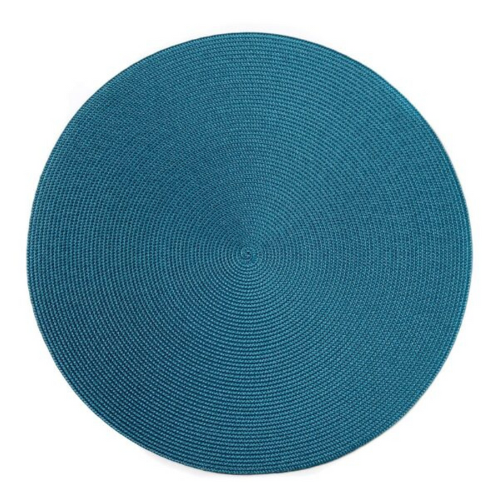 DEBORAH RHODES ROUND PLACEMAT - TEAL