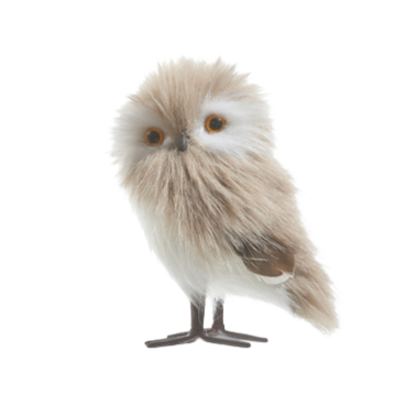 RAZ IMPORTS GREY OWL ORNAMENT