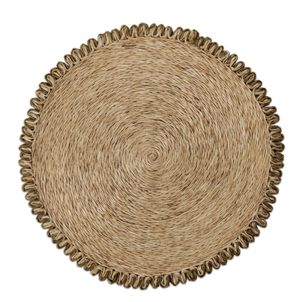 DEBORAH RHODES COTTAGE ABACA PLACEMAT - NATURAL