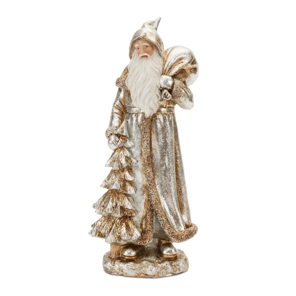 MELROSE RESIN SANTA FIGURINE