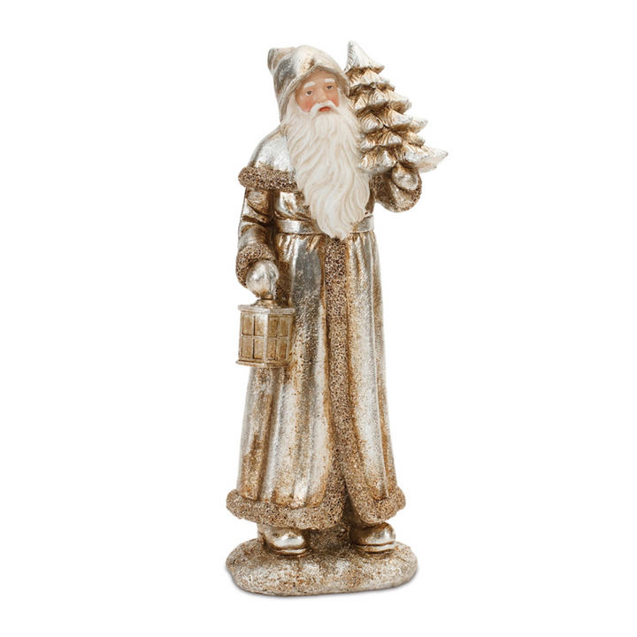 MELROSE RESIN SANTA FIGURINE