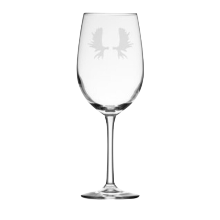 ROLF Moose Paddles White Wine Glass