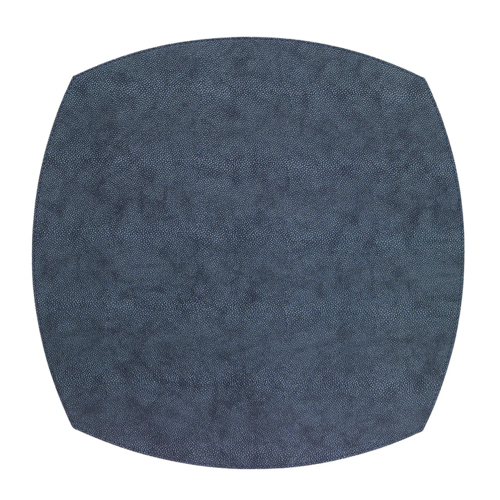 BODRUM Elliptic Mat Navy Stingray Square